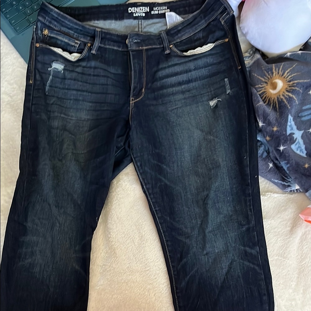 Denizen from Levi's Women's Dark Blue Jeans